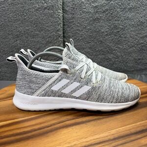 Adidas Cloudfoam Pure Womens Grey White Mesh Running Shoes DB0695 Size 8.5
